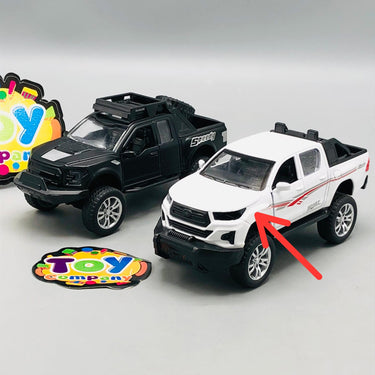2Pc Diecast Mini Toyota Hilux Pullback Models - Minor Fault